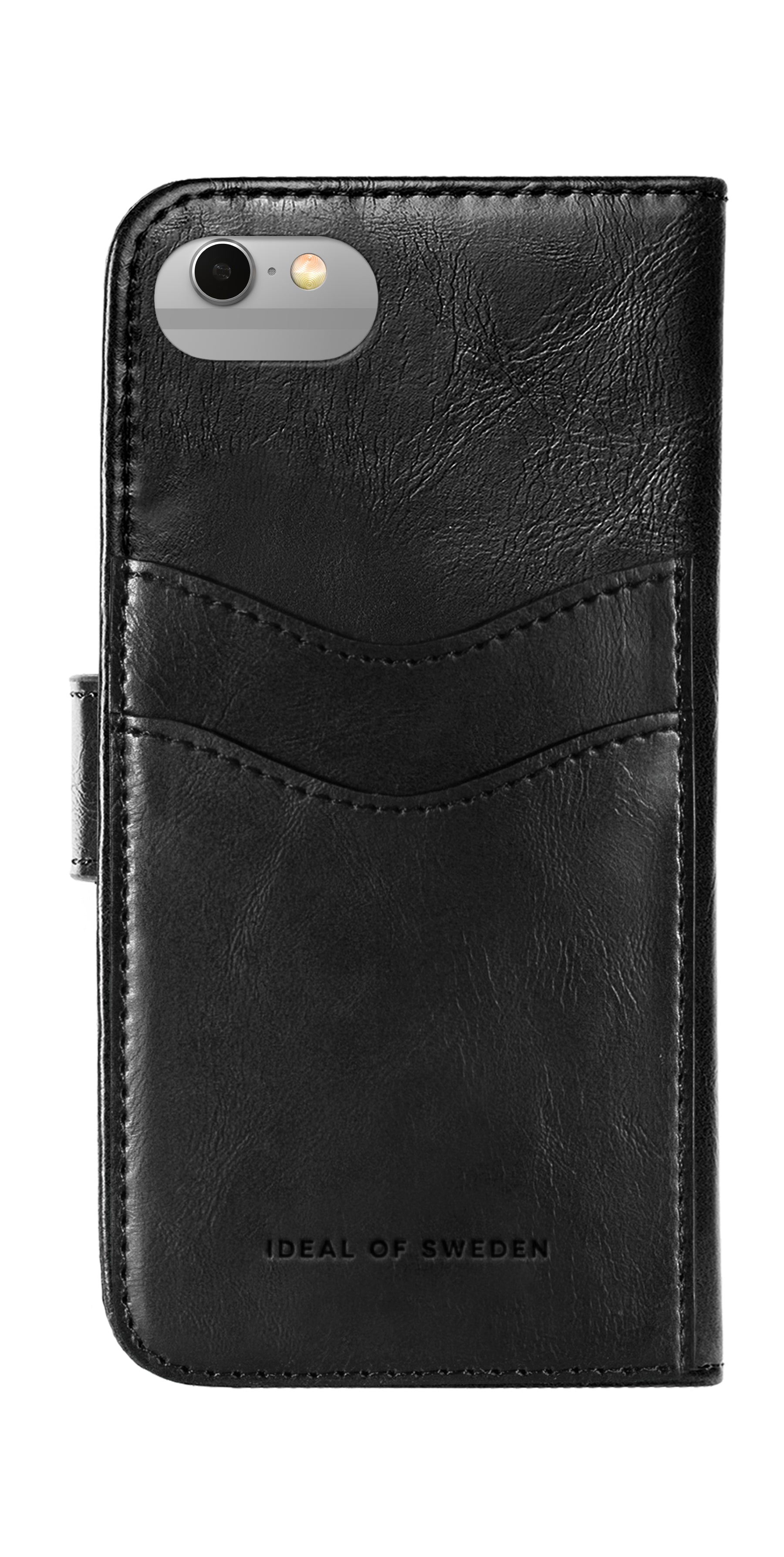Ideal of Sweden – Booklet-Hülle – für Apple iPhone 6–8/SE (2020) – schwarz – mit Kartenfach, Magnetverschluss