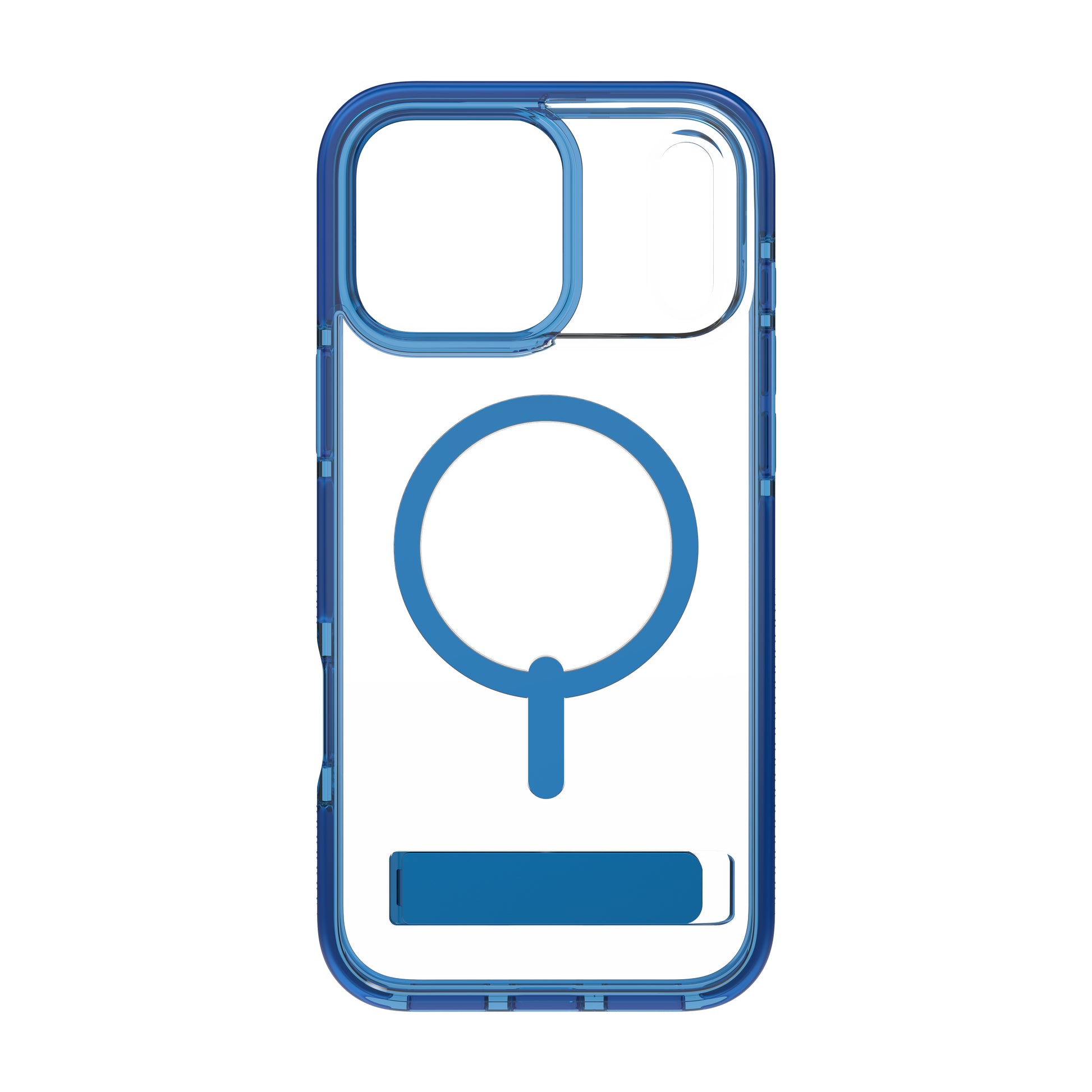 ZAGG Santa Cruz Snap Backcover – für Apple iPhone 17 Pro Max, Graphen, Blau/Transparent, bis 4 m sturzsicher