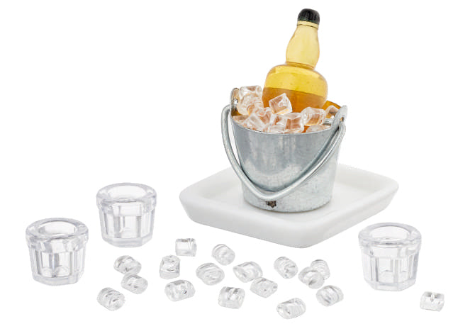 HobbyFun Bastelset, Flasche, Kunststoff, Mehrfarbig, Set à 6