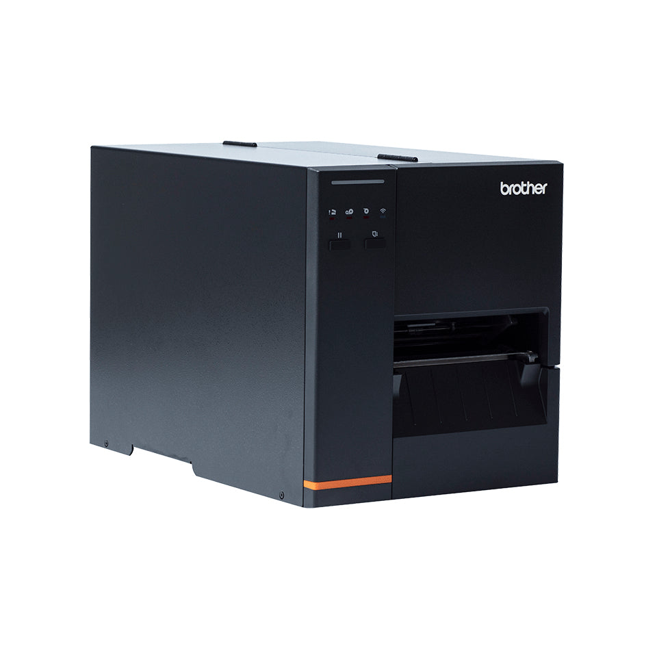 Brother TJ-4120TN – Etikettendrucker, Thermodirekt/Thermotransfer, 300 × 300 dpi, für Etiketten bis 106 mm