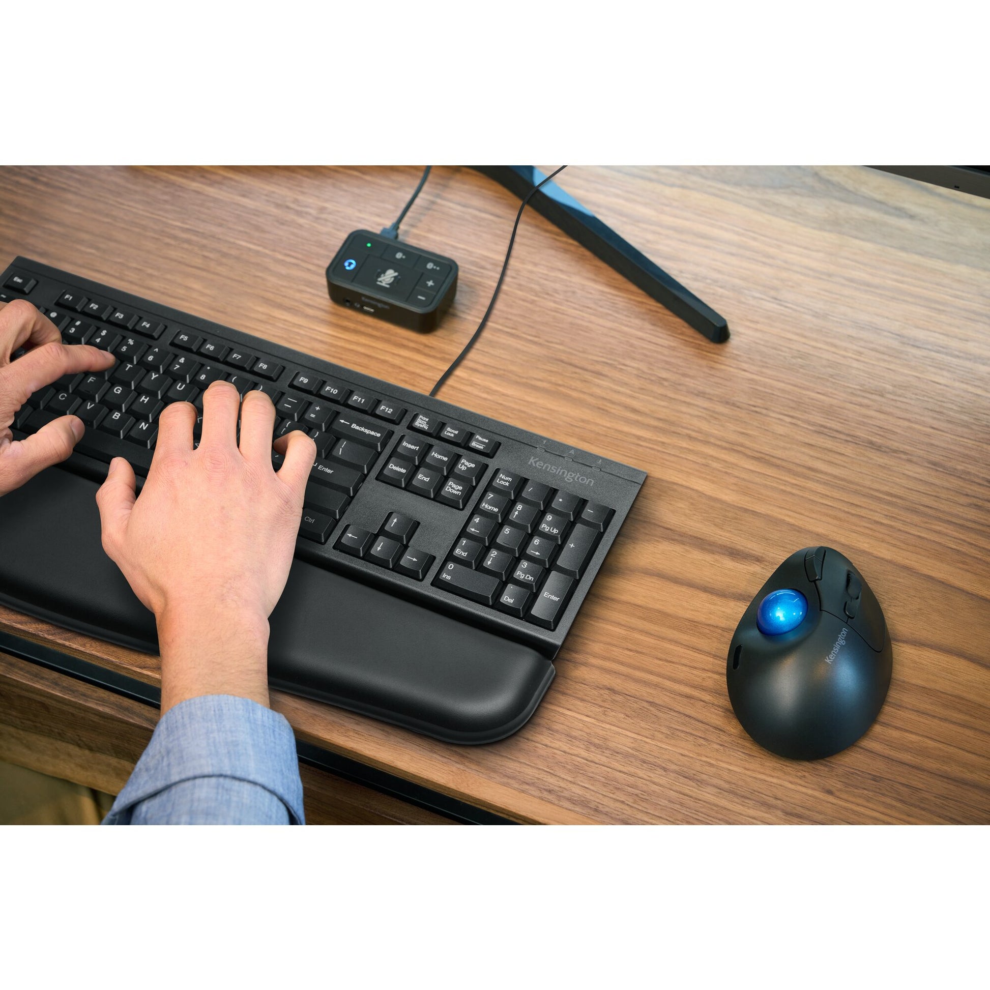 Kensington KB100 EQ – Tastatur – kabelgebunden – schwarz
