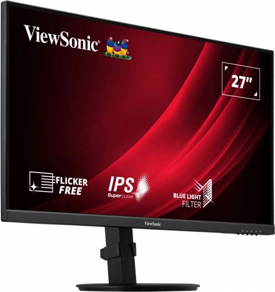 ViewSonic VG2709-2K-MHD-2 – Monitor, 27" 2560 × 1440 (WQHD), IPS, 2× HDMI, Ergo