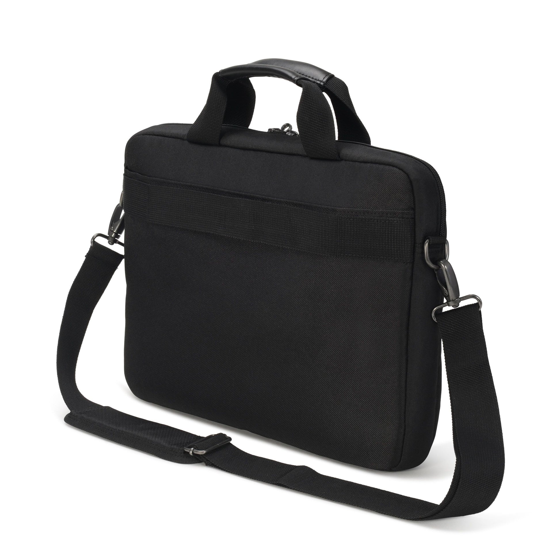 DICOTA Eco Slim Case SELECT Notebook-Tasche bis 14,1" – 300D recyceltes PET, wasserfest – Schwarz