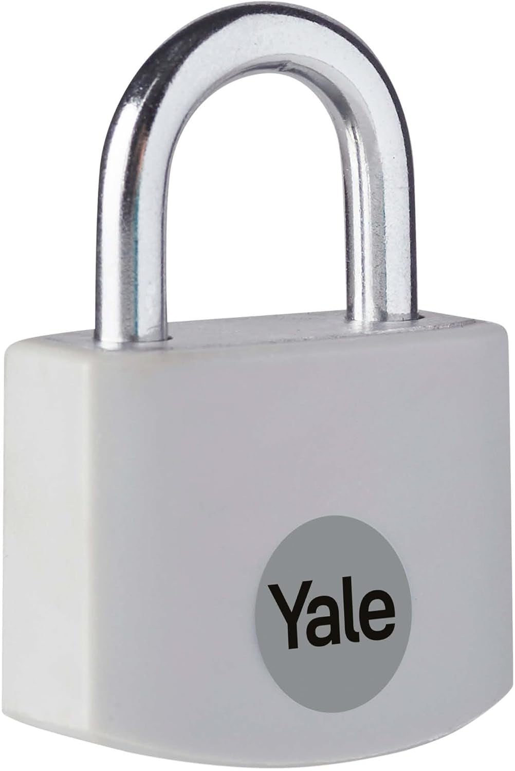 Yale YE3B Kombinationsschloss – Aluminium, Innen, Grau, Bügel 15×13 mm, Ø4 mm