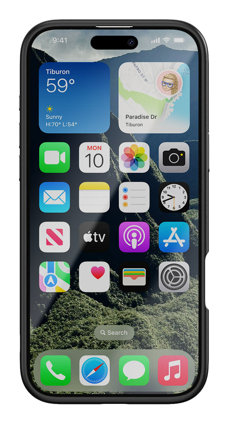 Valenta Backcover – für Apple iPhone 16 Pro Max – schwarz – TPU – MagSafe-kompatibel