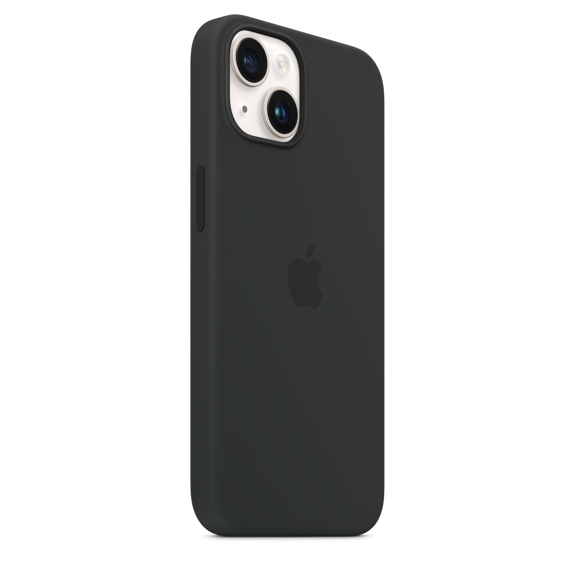 Apple Backcover – für Apple iPhone 14, MagSafe, Mikrofaser+Silikon, Schwarz