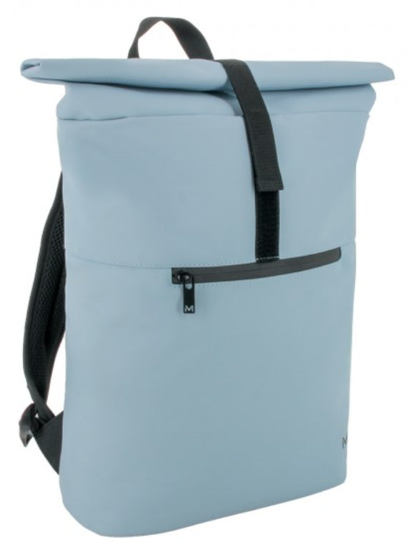 Mobilis City-Rucksack Rolltop – für 14–16″, 16 l, mit Notebook-Fach – Blau, 150 × 210 × 60 mm