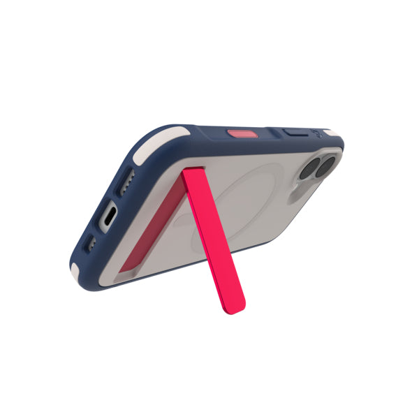 ZAGG Sedona Snap Backcover – für Apple iPhone 17, Graphen, Blau / Rot / Weiss, bis 4 m Sturzsicher