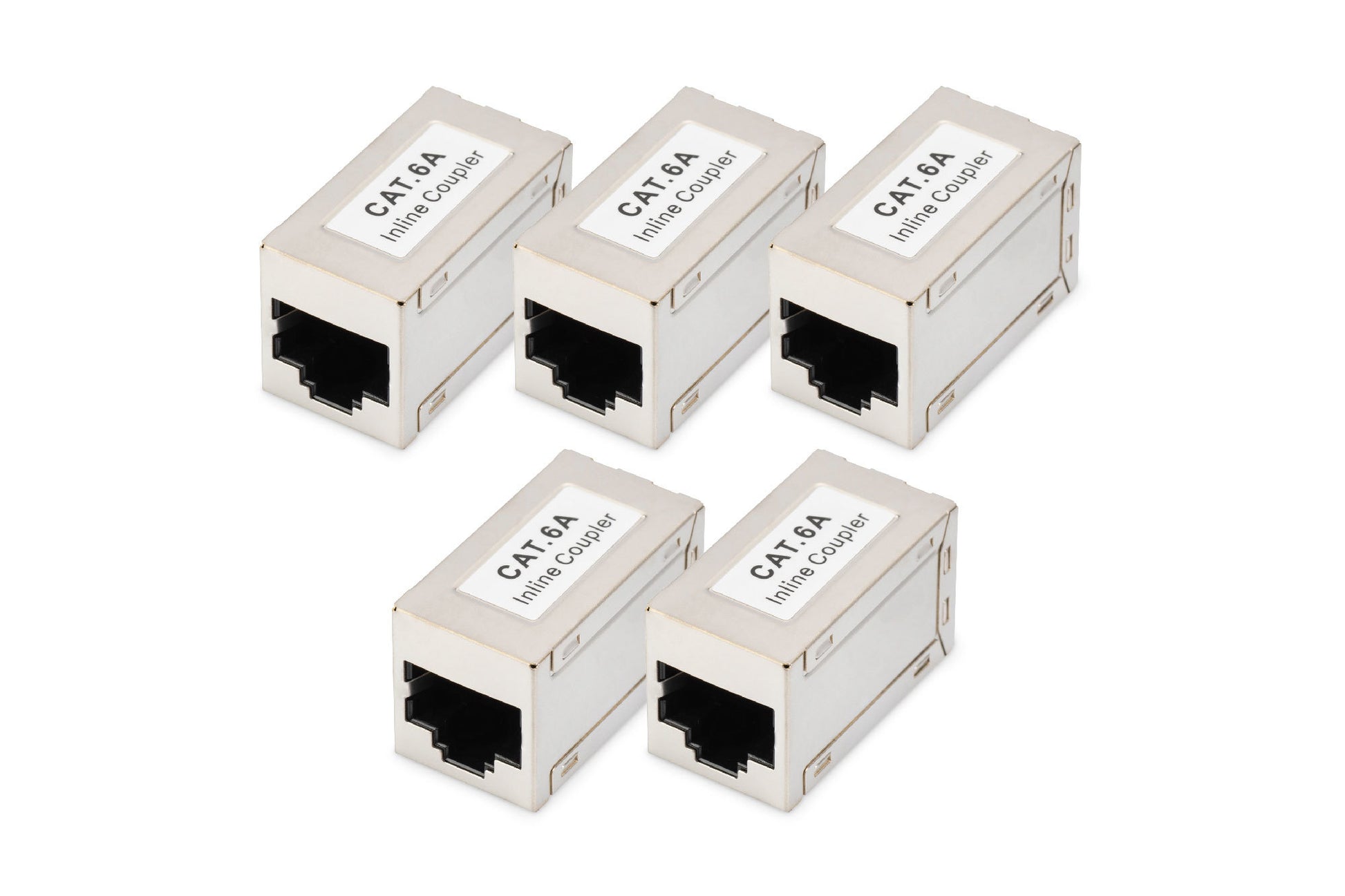 Digitus RJ-45 auf RJ-45 Adapter, Cat 6A, 10 Gbit/s Ethernet, voll geschirmt