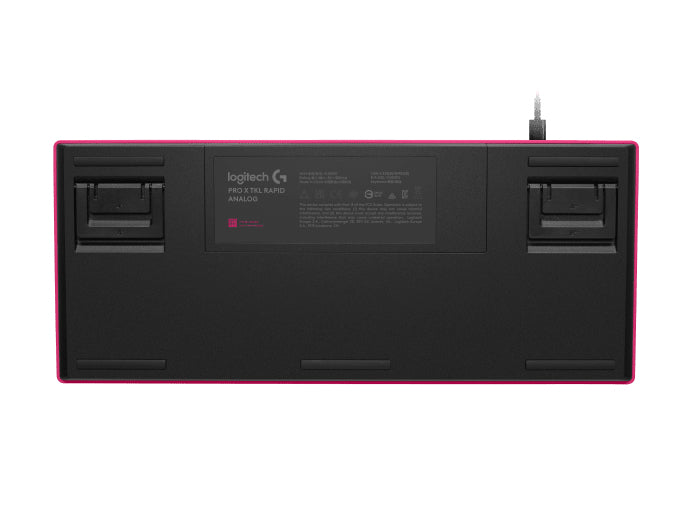 Logitech G PRO X TKL Rapid – Gaming-Tastatur – kabelgebunden, USB – RGB – QWERTZ (CH) – Magenta