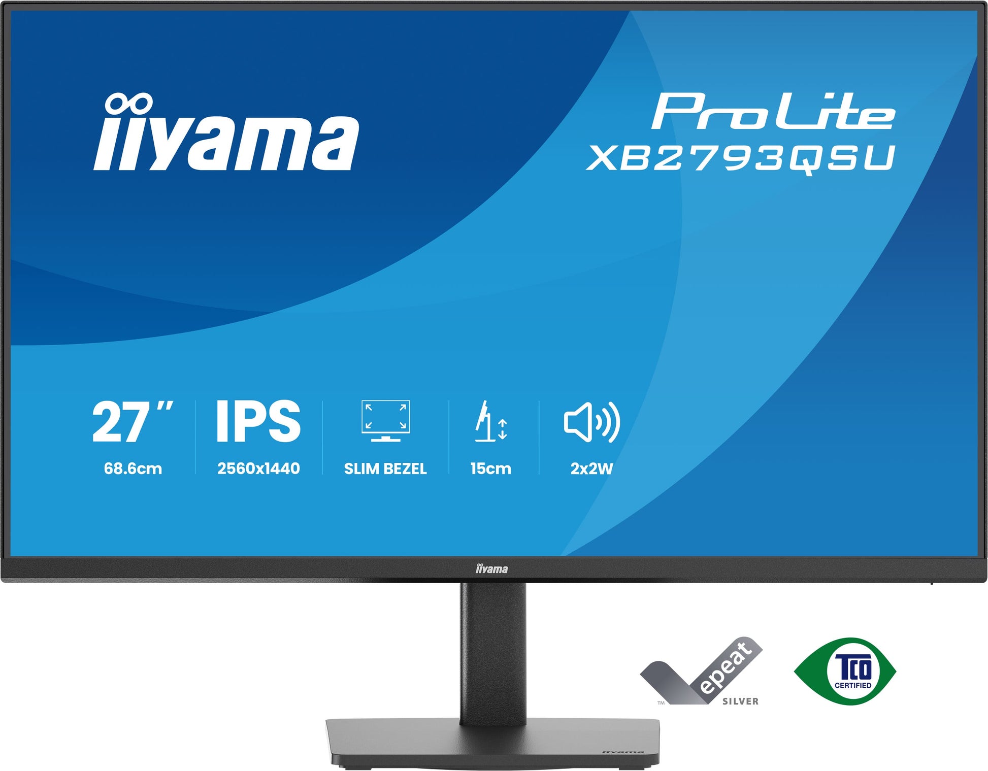 iiyama XB2793QSU-B1 – 27", 2560 × 1440 (WQHD), IPS
