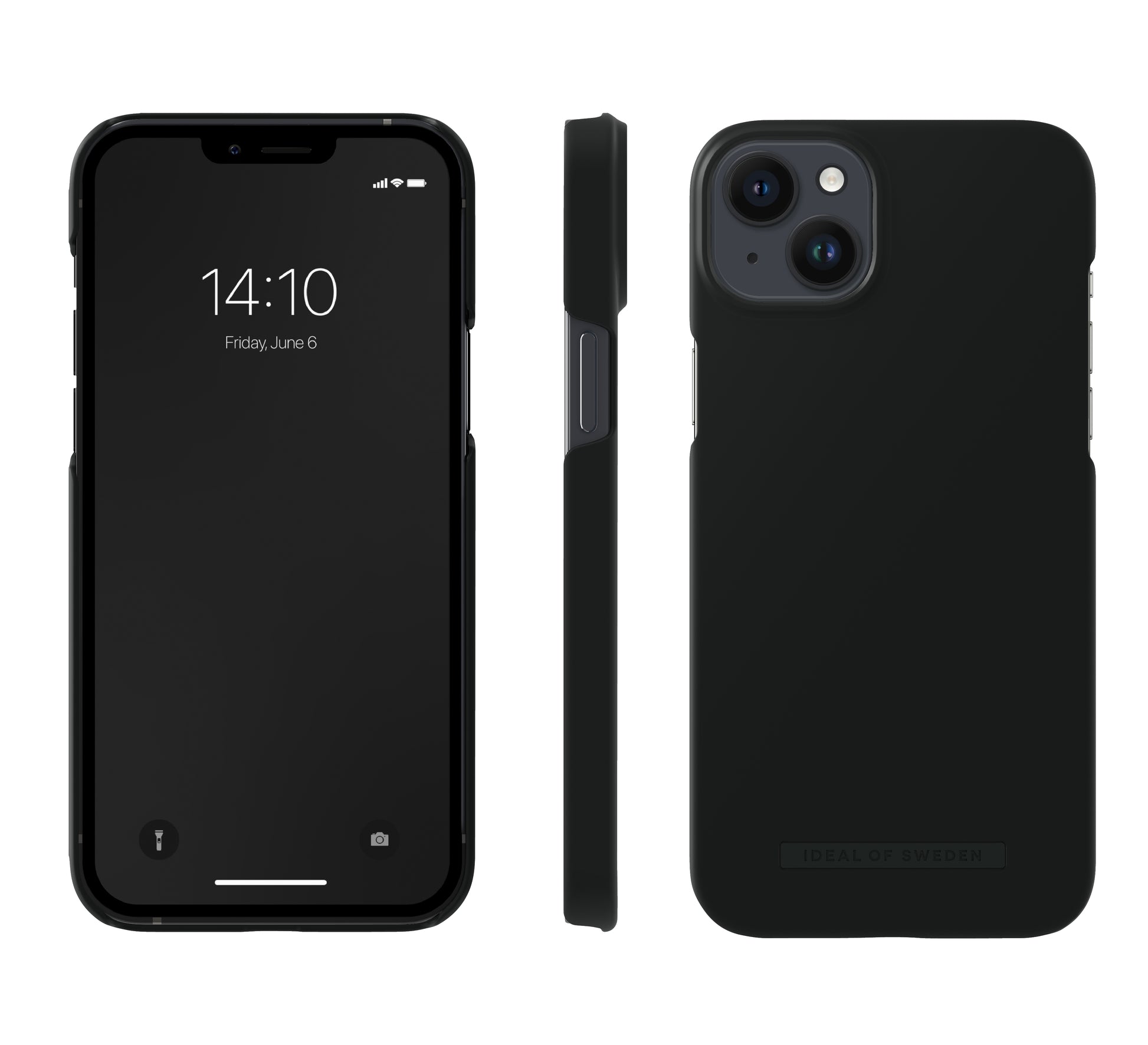 iDeal of Sweden Backcover – für Apple iPhone 14 Plus, MagSafe, PC+Polyester, Coal Black