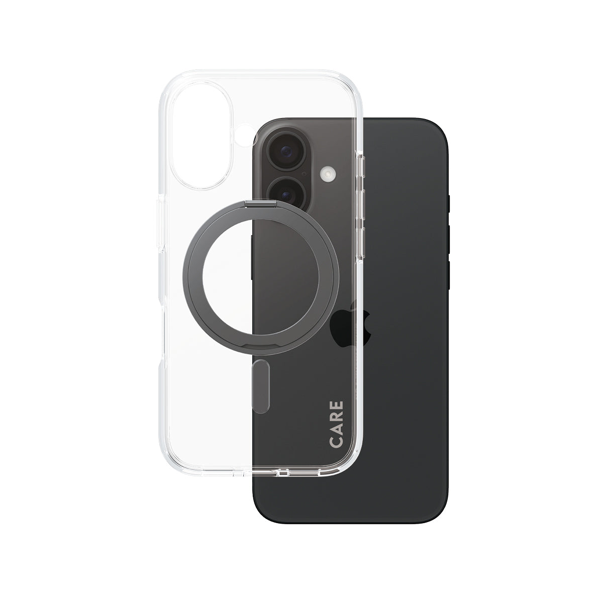 PanzerGlass CARE Feature – Backcover – für Apple iPhone 16 – Kunststoff, Transparent, bis 4,8 m Sturzschutz