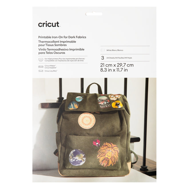 Cricut Aufbügelfolie – Weiss – für Cricut Maker, Explore und JOY Xtra