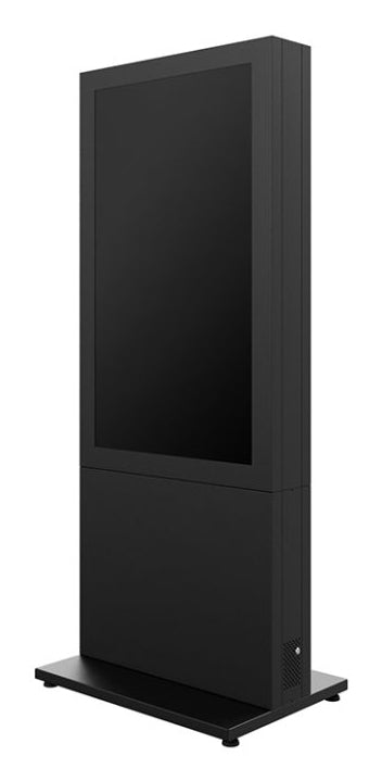 Hagor Bodenständer (ohne Rollen) – bis 55" – Diebstahlsicherung, für 2 Displays – HP Kiosk 55" FS – B2B