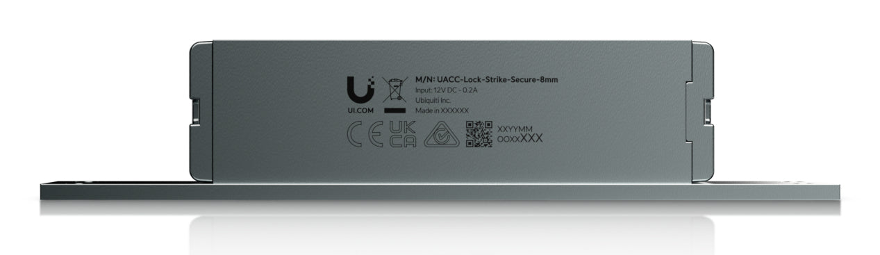 Ubiquiti Fail-secure Türöffner – Edelstahl/Zink, 12 V, für UA-Hub-Door, EAH-8, UA-Hub-Door-Mini