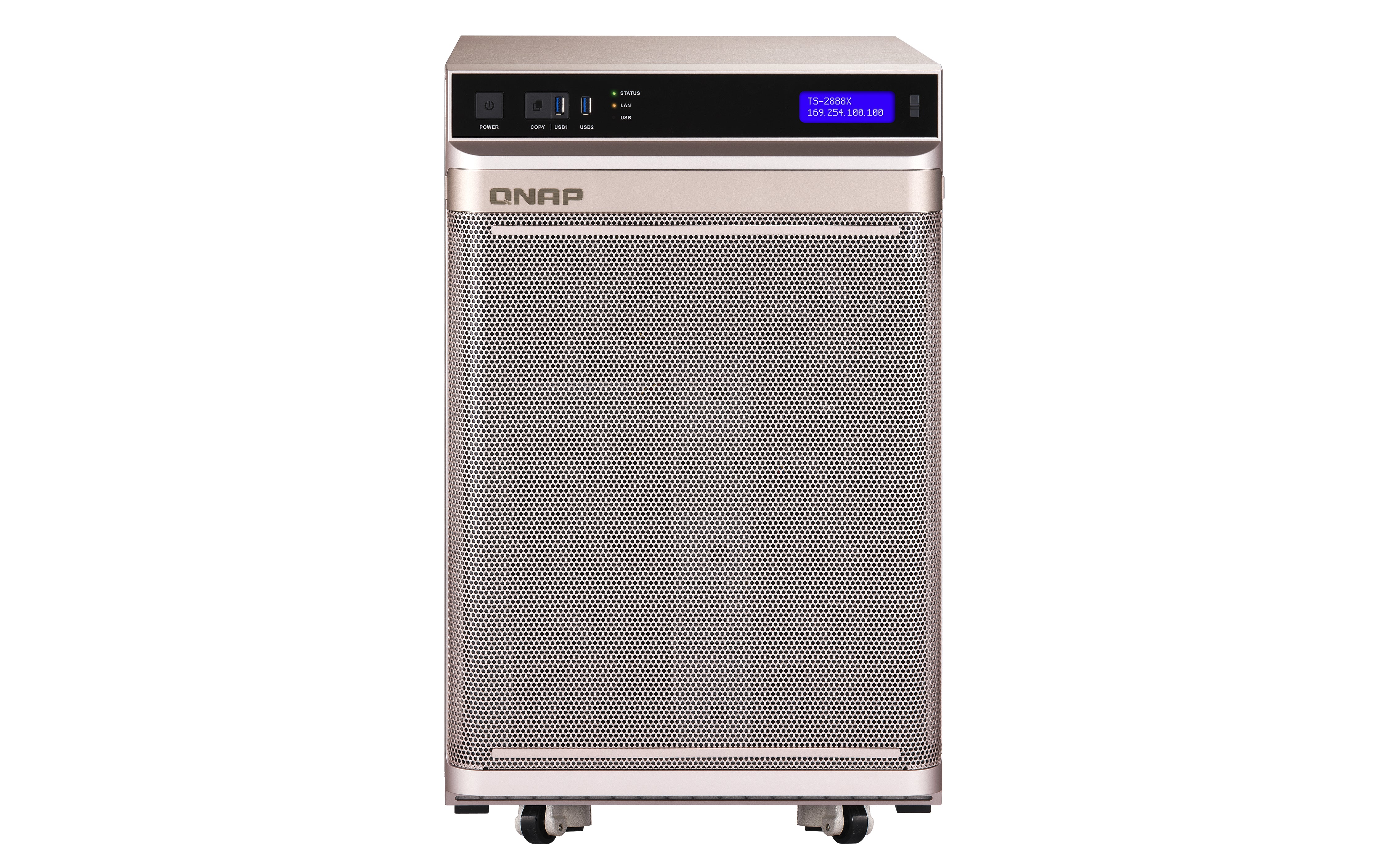 QNAP TS-2888X-W2175-256G Allgemeines Speichergerät – 28-Bay, 256 GB DDR4 ECC, Intel Xeon W-2175 14-Kern 2,5 GHz