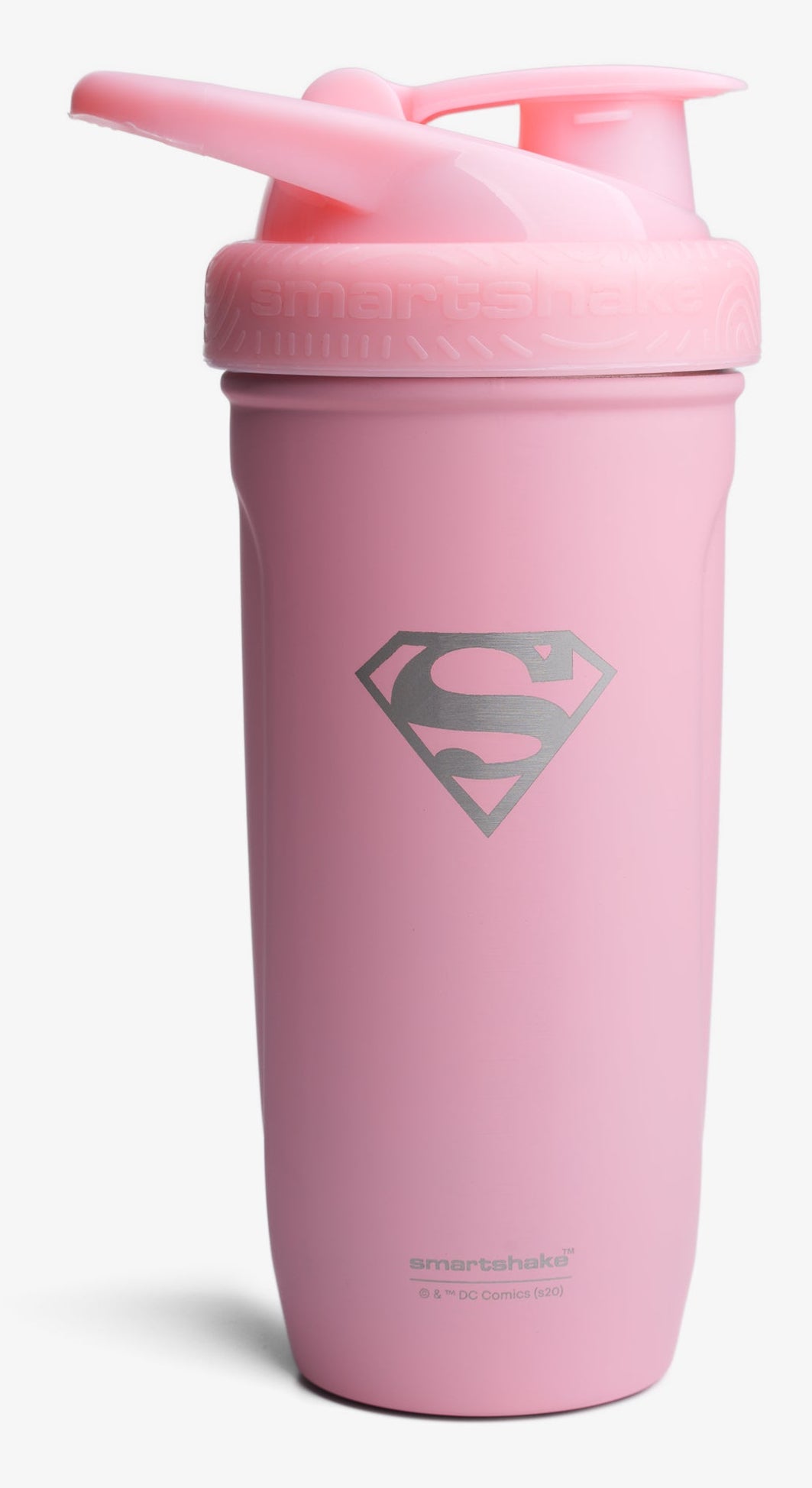Smartshake Trinkflasche Reforce – 9 dl – Edelstahl, Schraubverschluss, auslaufsicher – Supergirl