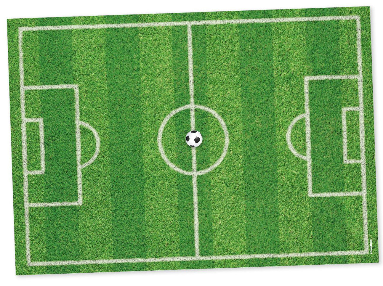 Trendform Tischset – Papier, Fussballmotiv, 42 × 29,7 cm