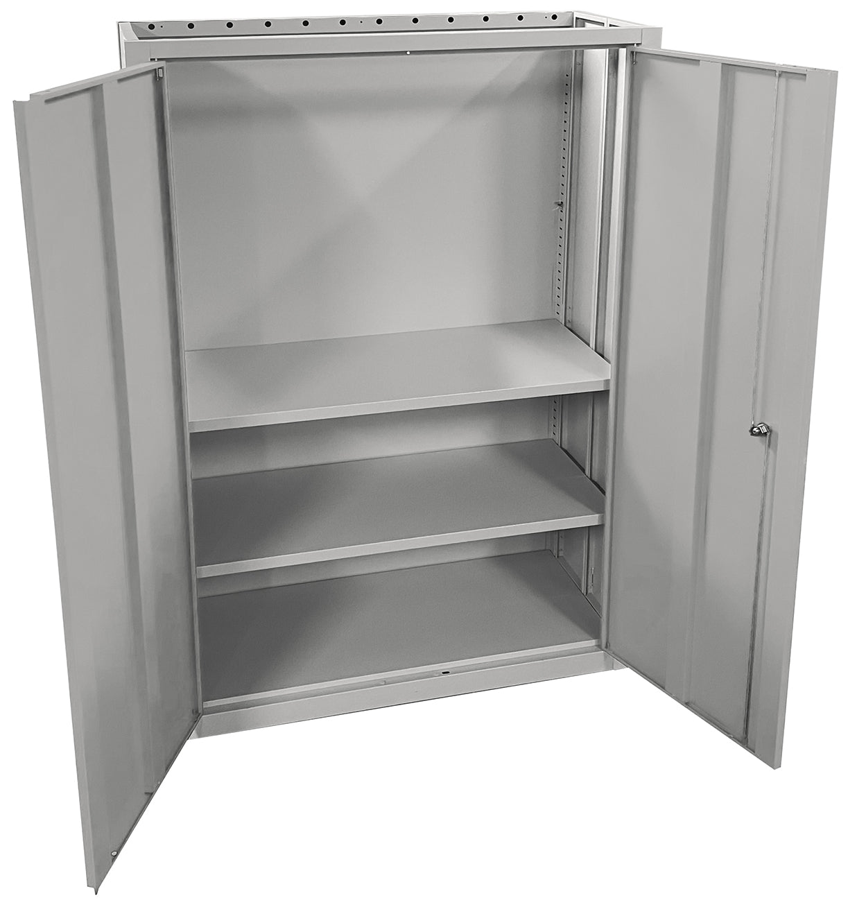 Phoenix Safe Co. SCF1491GGK – Aktenschrank, 3 Regale, abschliessbar, Stahl, 915 × 370 × 1400 mm, Grau