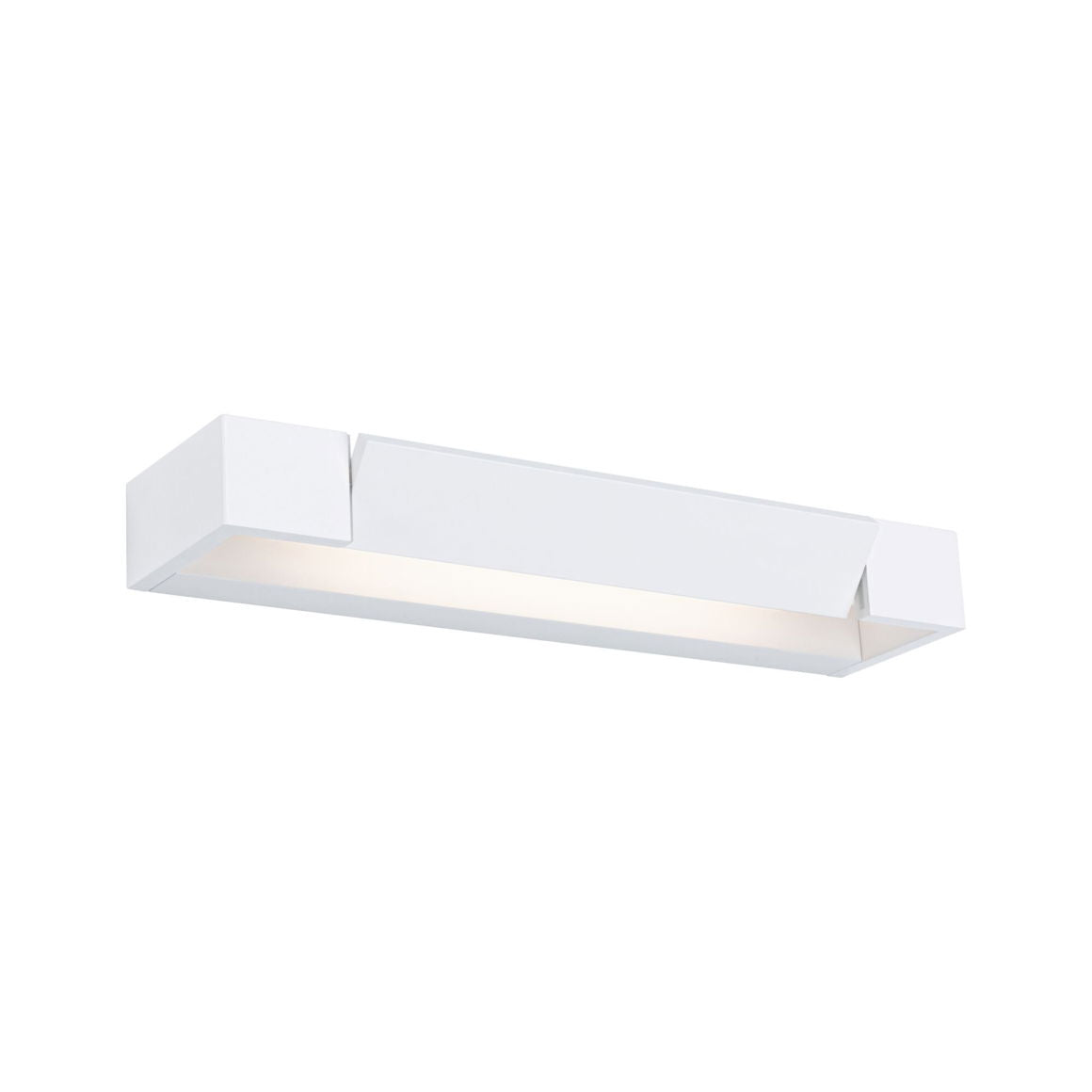 Paulmann Wandleuchte Lucille – 40 × 10 cm, 1200 lm, 11,5 W, 2700 K, dimmbar, IP44, weiss