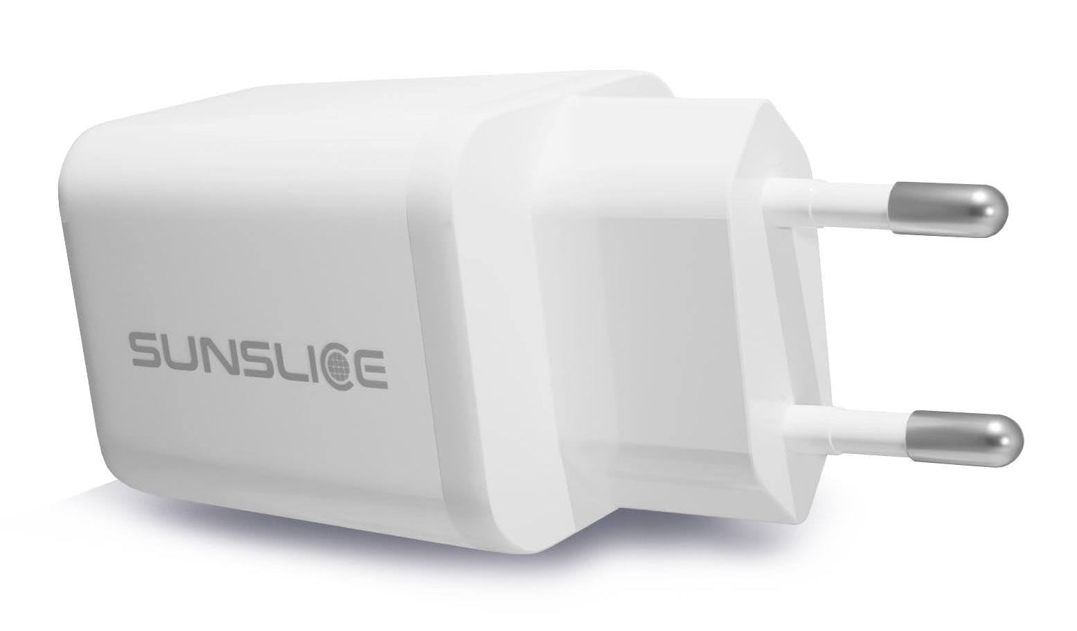 Sunslice Emperion 65 Pro USB-Ladegerät 65 W – USB-C×1 – PD, GaN – Weiss
