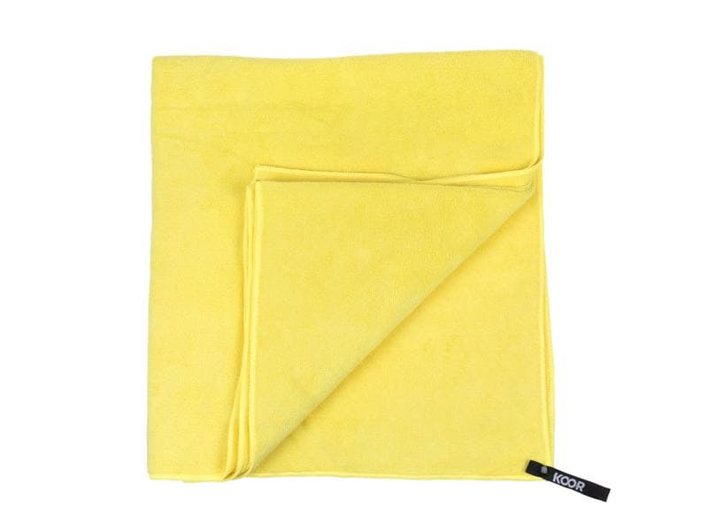 KOOR Duschtuch – 70×130 cm, Polyamid/Polyester, Gelb