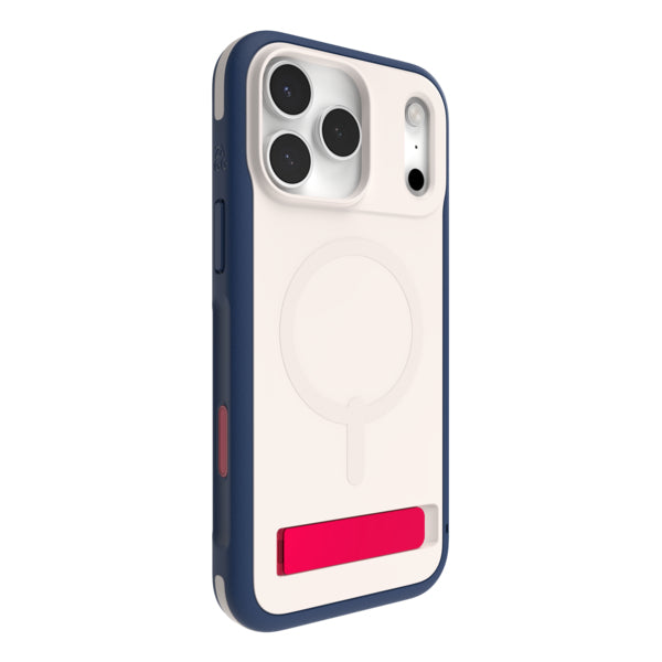 ZAGG Sedona Snap Backcover – für Apple iPhone 17 Pro Max, Graphen, Blau/Weiss/Rot, bis 4 m Sturzsicher