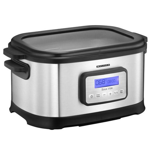 Melissa Sous-Vide 16310170 – 6 l, 520 W, Schongar- & Warmhaltefunktion – Schwarz/Edelstahl