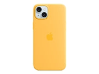 Apple Backcover – für Apple iPhone 15 Plus – gelb – Silikon, MagSafe-kompatibel
