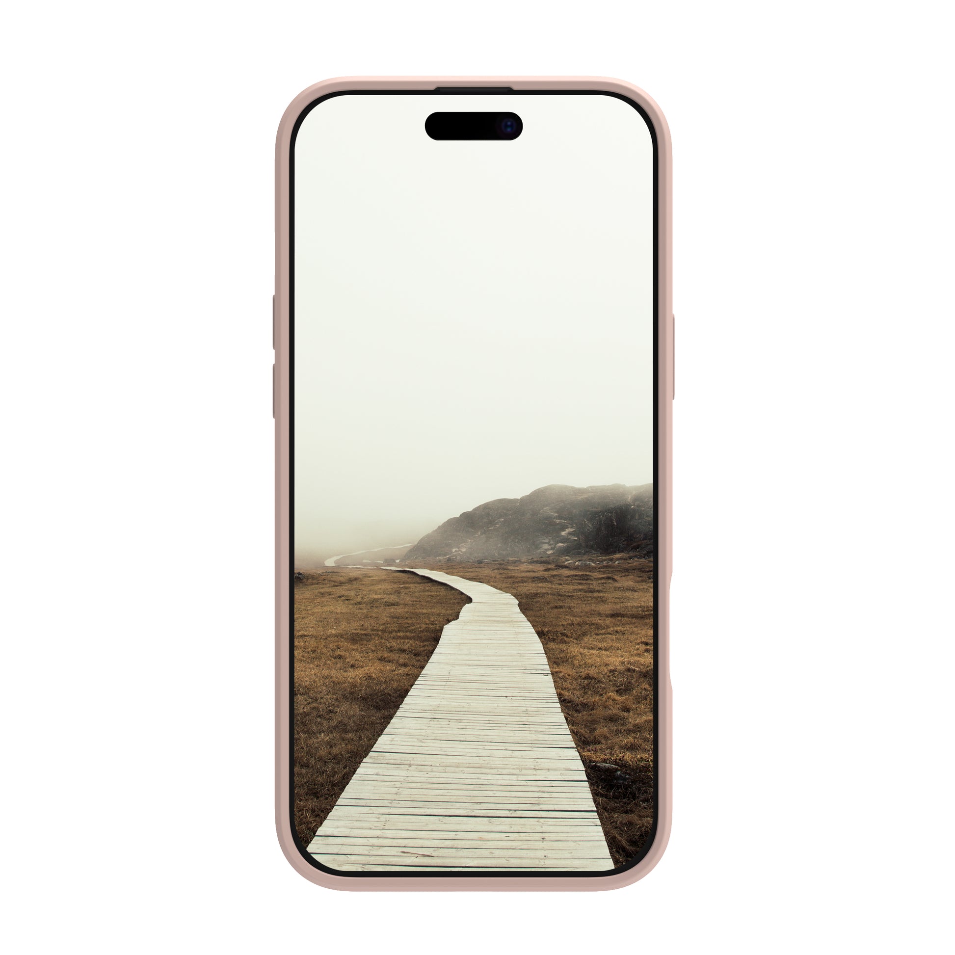 dbramante1928 Backcover – für Apple iPhone 15, MagSafe, Kunststoff, Pink, bis 1,2 m sturzsicher