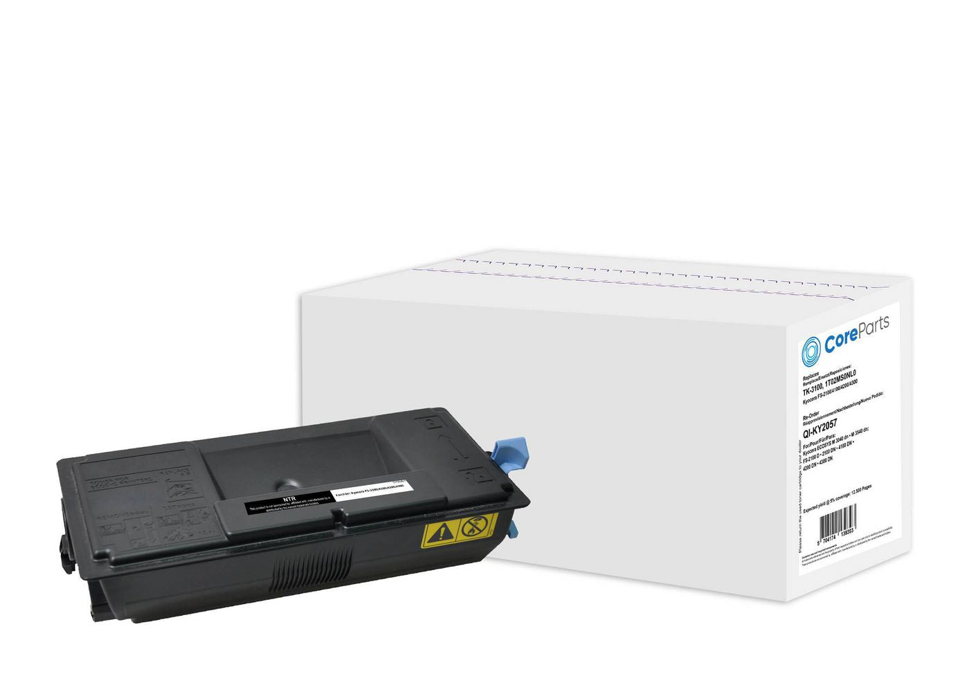 CoreParts TK-3100 Schwarz Toner – Kompatibel – 12'500 Seiten – für Kyocera FS-2100/4100/4200 und andere