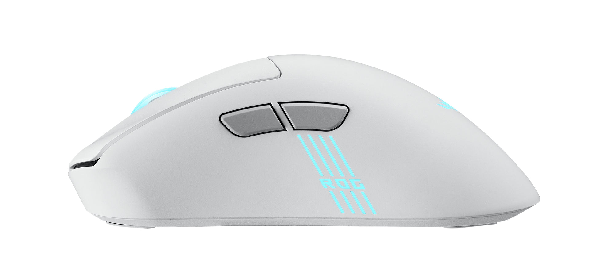 ASUS ROG Keris II Origin – Gaming-Maus – Kabellos (Bluetooth/2,4 GHz), 42000 DPI, RGB-Beleuchtung, rechts