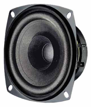Visaton FR 10 – Einbaulautsprecher – 1-Wege, 4", 8 Ω, 30 W – Schwarz