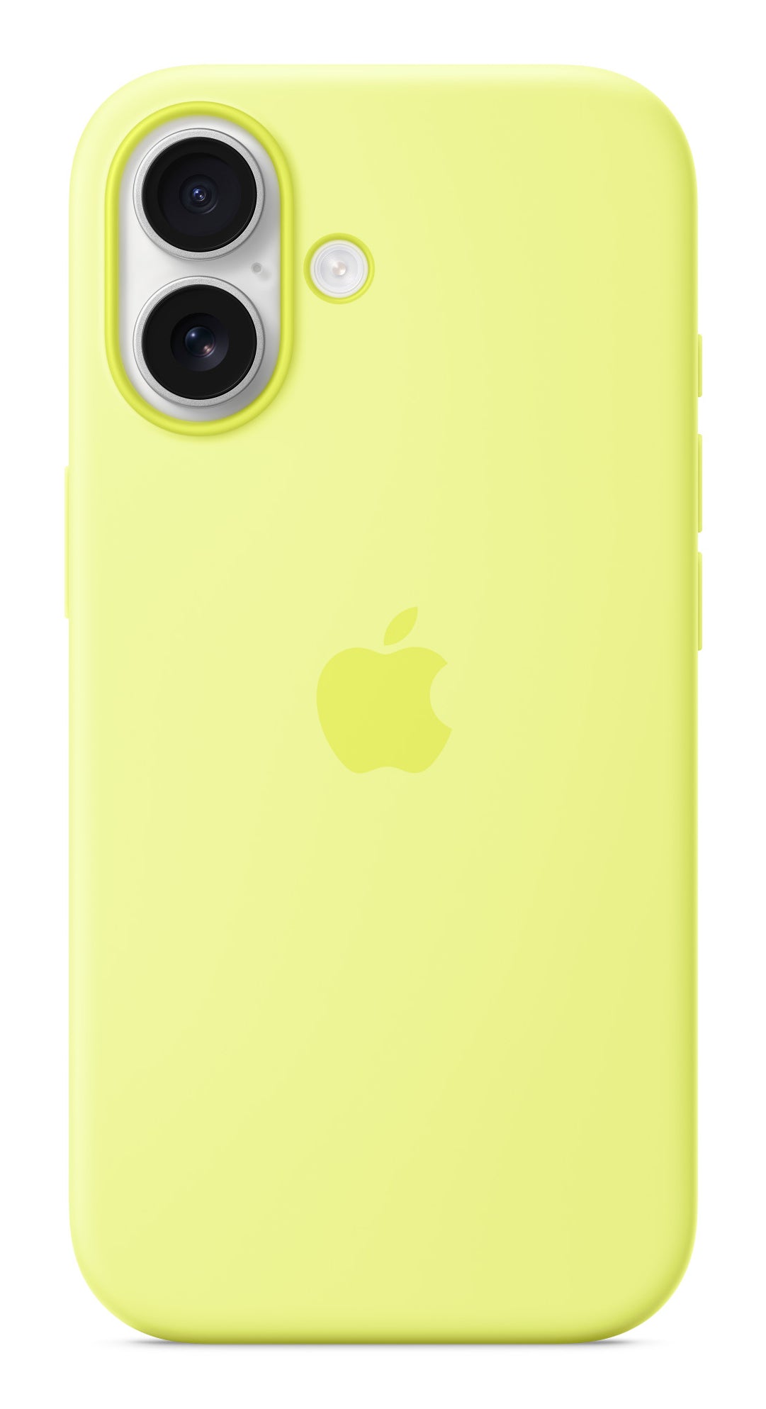 Apple Backcover – für Apple iPhone 17 – Neongelb – Silikon – MagSafe-kompatibel, mit Kartenfach