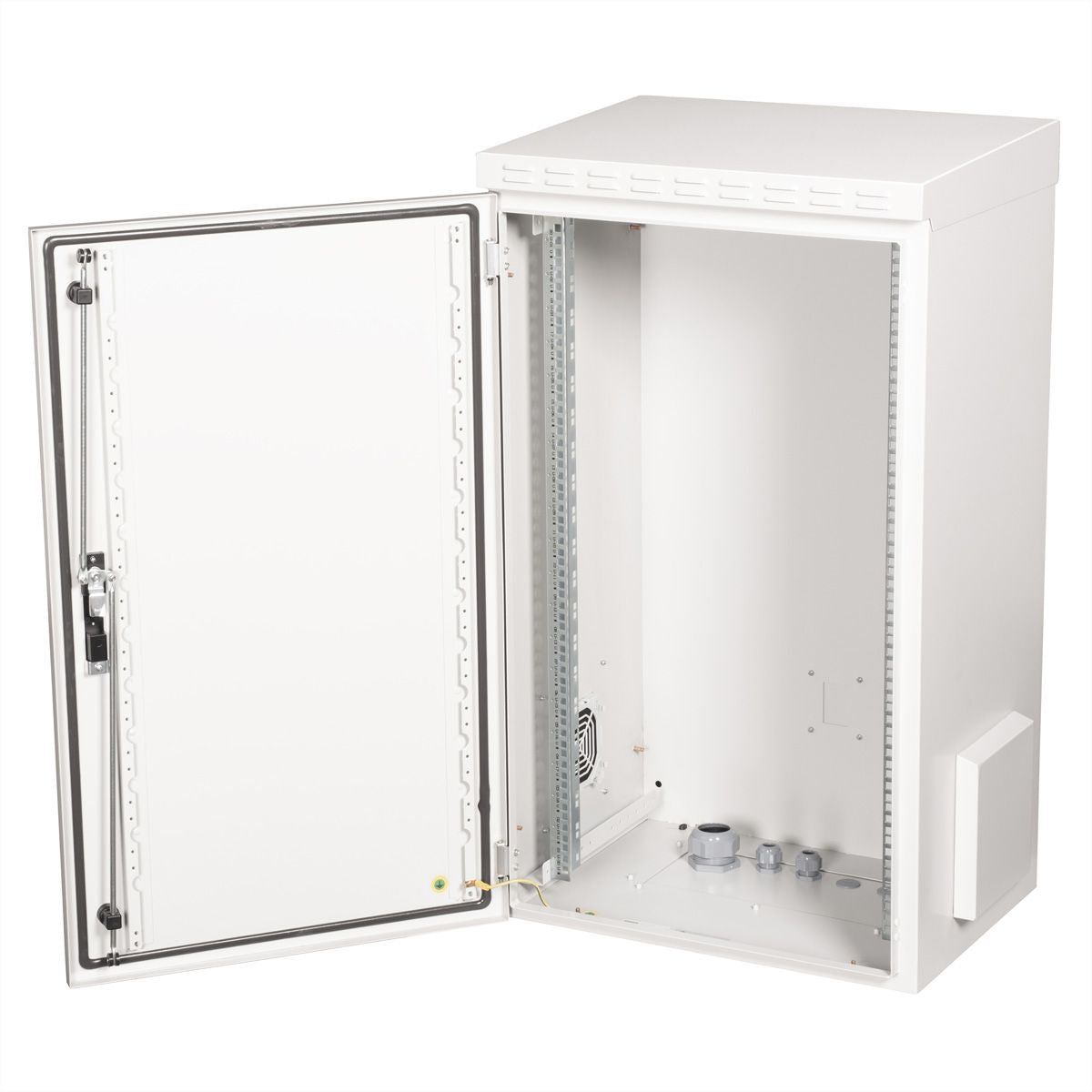 ROLINE 19" Wandverteiler 20U, IP55, abschliessbar, 600 × 450 × 1068 mm, lichtgrau