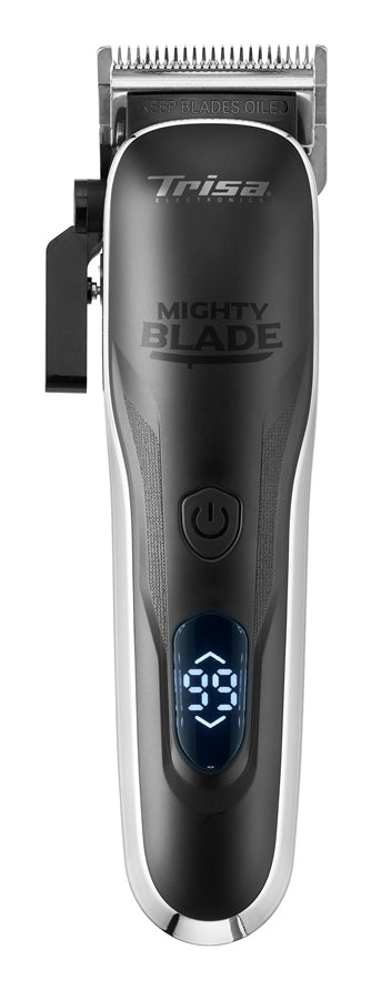 Trisa Bart- und Haarschneider – 0,6–14 mm, 5 Stufen, Akku 180 min – Schwarz