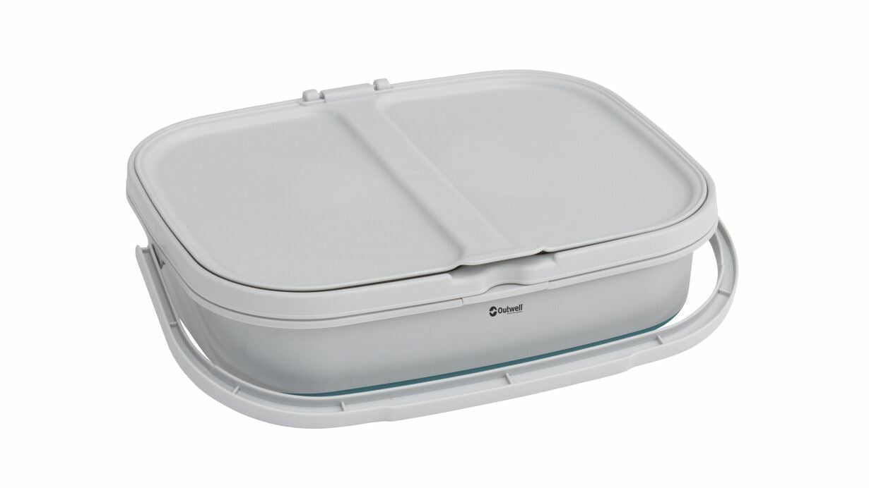 Outwell Recyclingbox Collaps RecycleIt Basket – 30 l – Kunststoff (TPE), rechteckig – blau – 2-fach