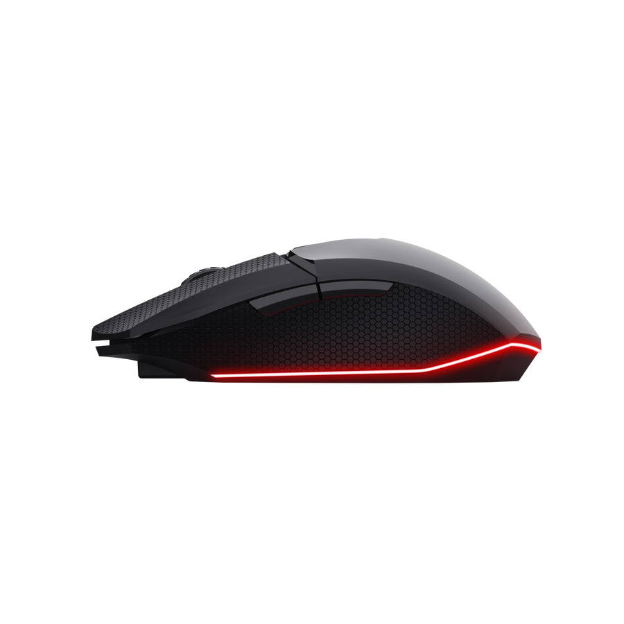 Trust GXT122 Felox+ – Gaming-Maus – Kabellos (Bluetooth/2,4 GHz), 10000 DPI, RGB-Beleuchtung, Rechts, Schwarz