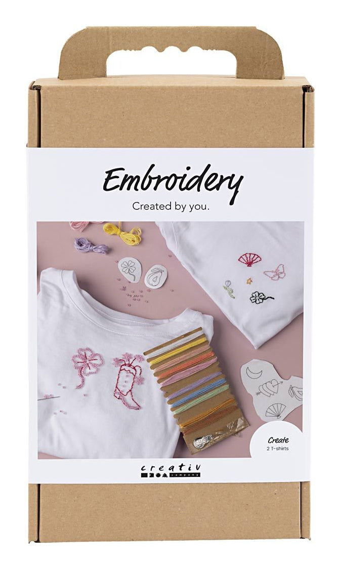 Creativ Company Bastelset – T-Shirt-Stickset – Mehrfarbig