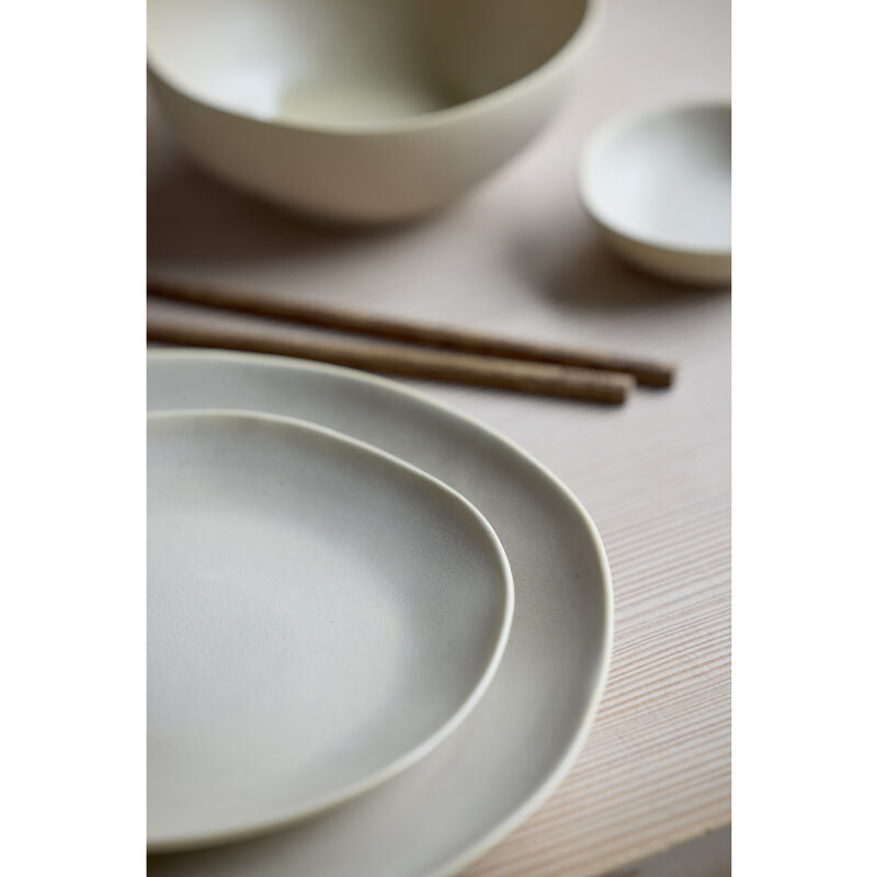 Villa Collection Speiseteller – Ø 27 cm, Steinzeug, Beige, spülmaschinenfest, mikrowellengeeignet