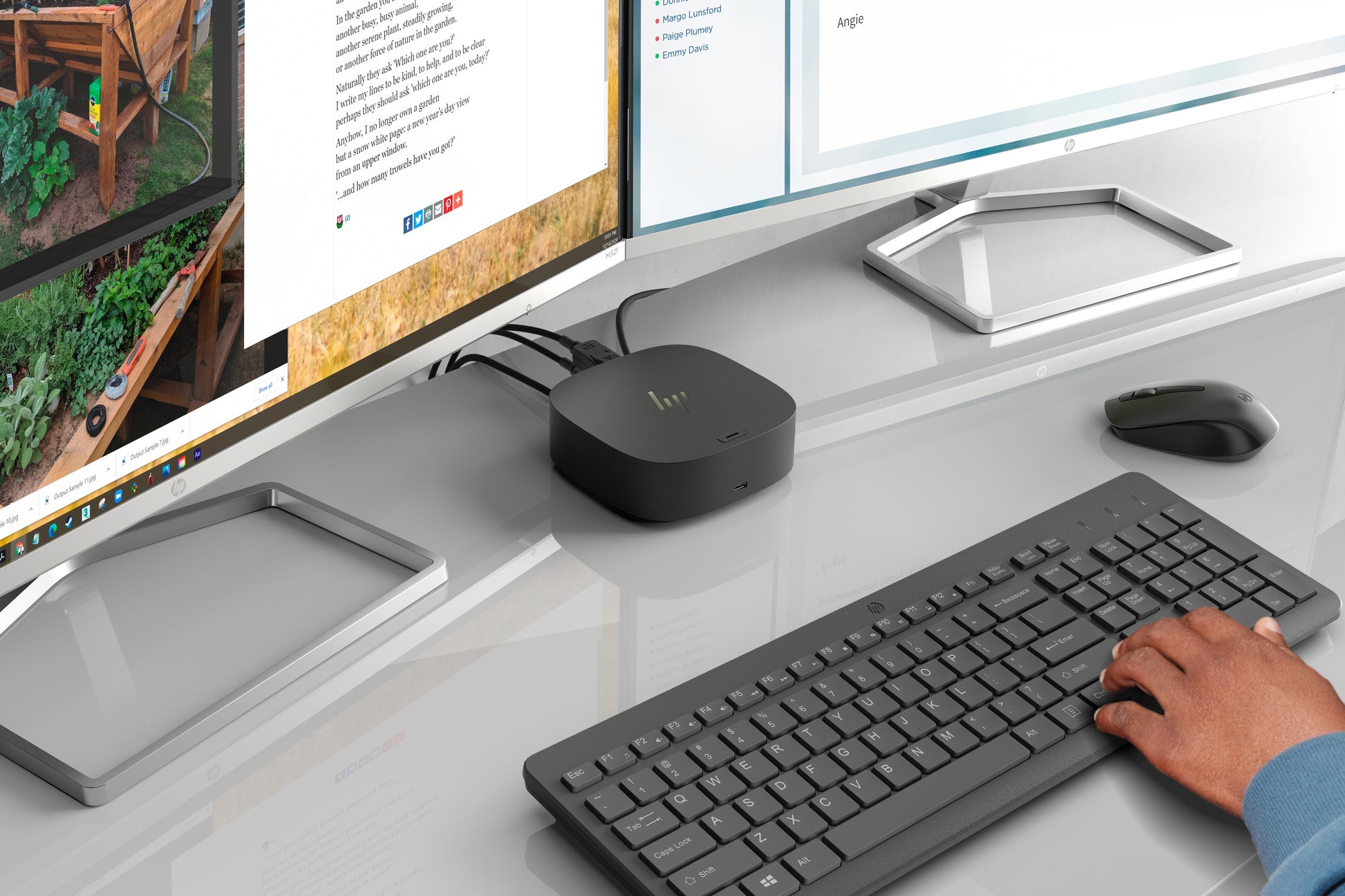 HP Creator 930 SLV Maus – kabellos, silber