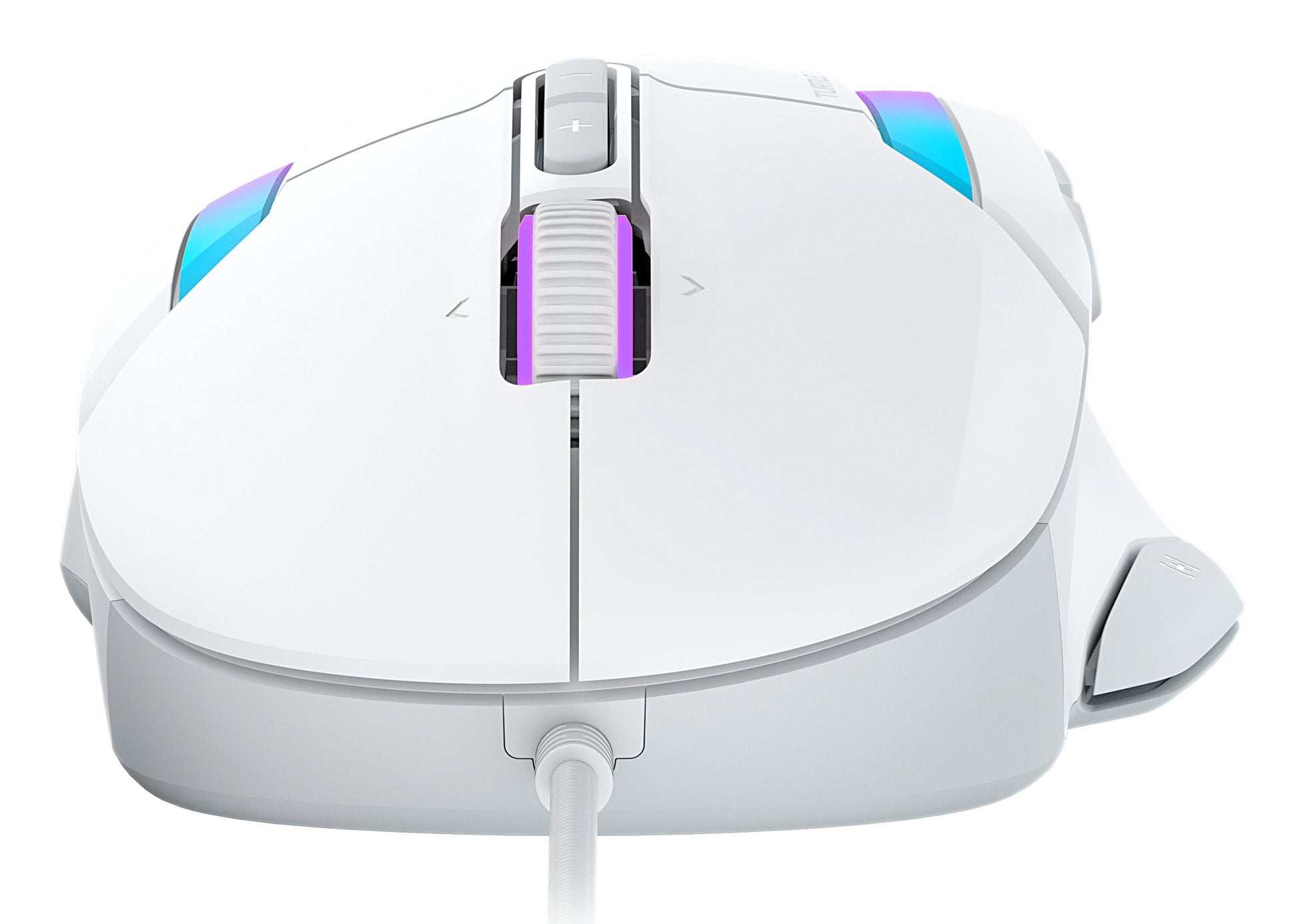 Turtle Beach Kone II Gaming-Maus – kabelgebunden, 1'000 Hz, 7 Tasten, für Rechtshänder, RGB-Beleuchtung, weiss