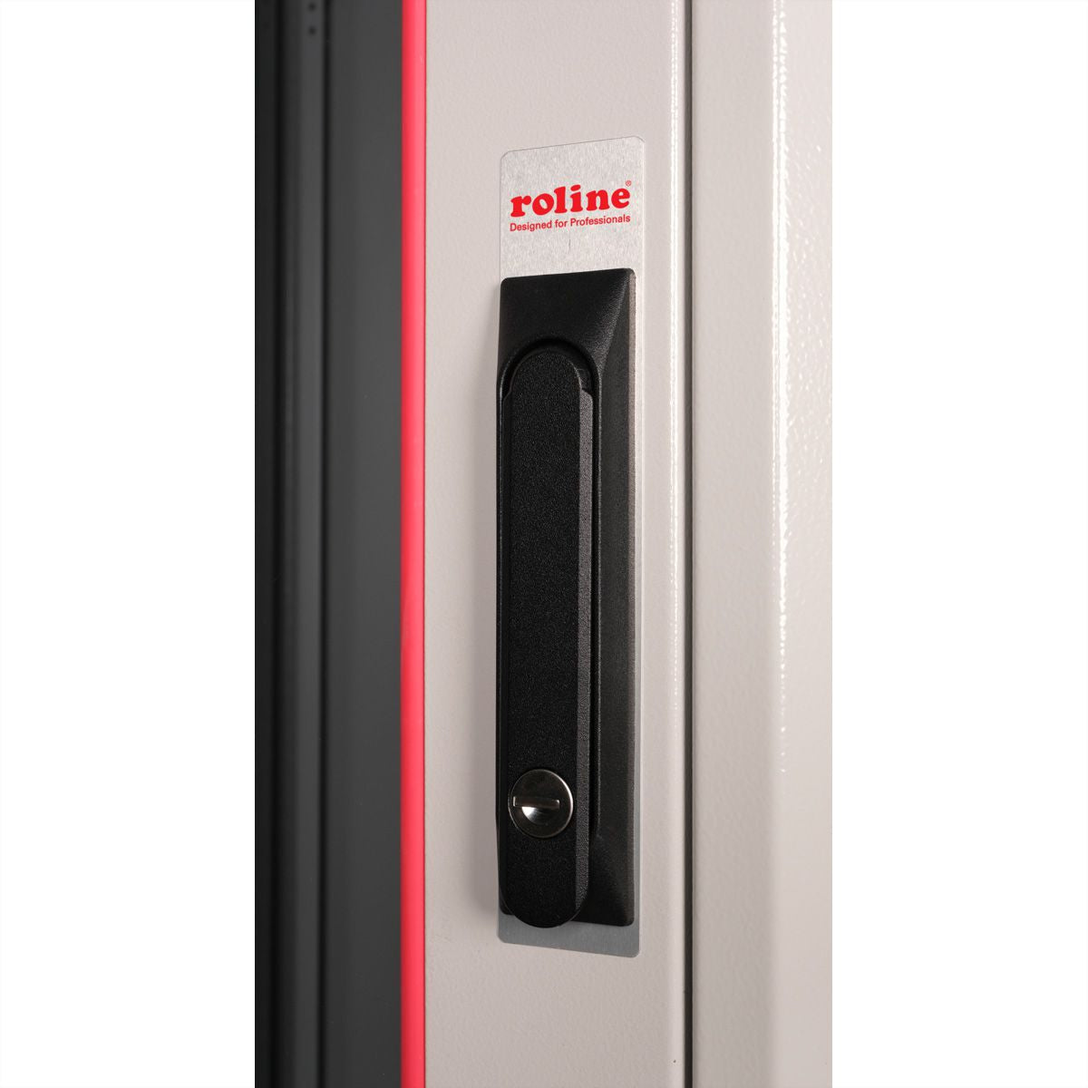 ROLINE Pro – 19" Netzwerkschrank 22U, IP20, abschliessbar, 600 × 600 × 1164 mm, lichtgrau, Stahl