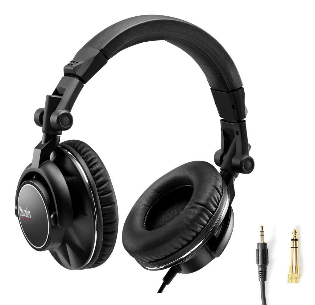 Hercules HDP DJ60 – Over-Ear DJ-Kopfhörer – 3,5 mm, geschlossen – schwarz
