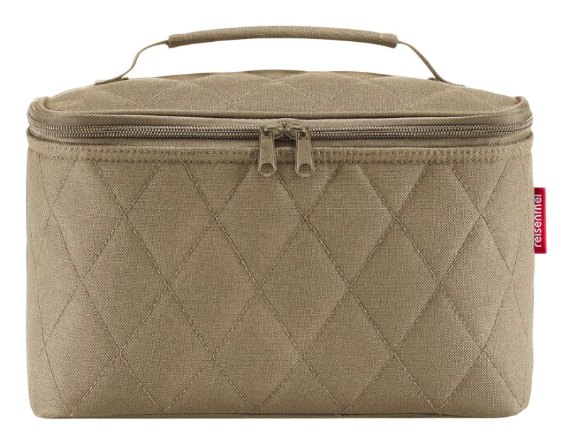 Reisenthel Kosmetiktasche – wasserabweisend – 4 l – Olivgrün – recyceltes Polyester – Rhombus Olive – 1 Stk.
