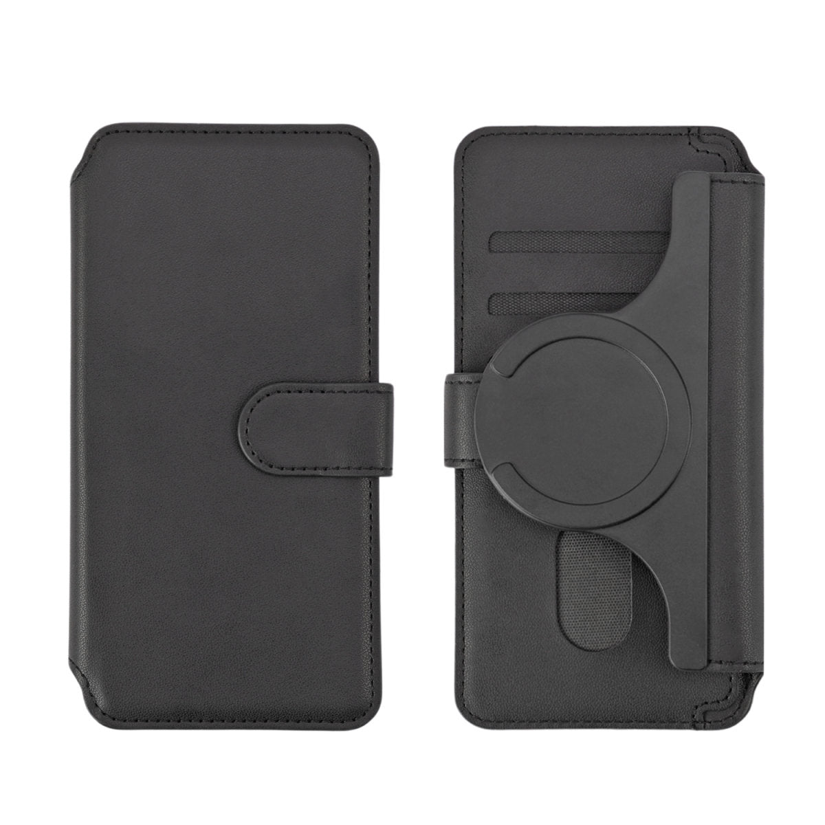 4smarts Universal MagWallet CardCaddy XL – Kartenhalter – MagSafe – für iPhone (MagSafe) – Schwarz
