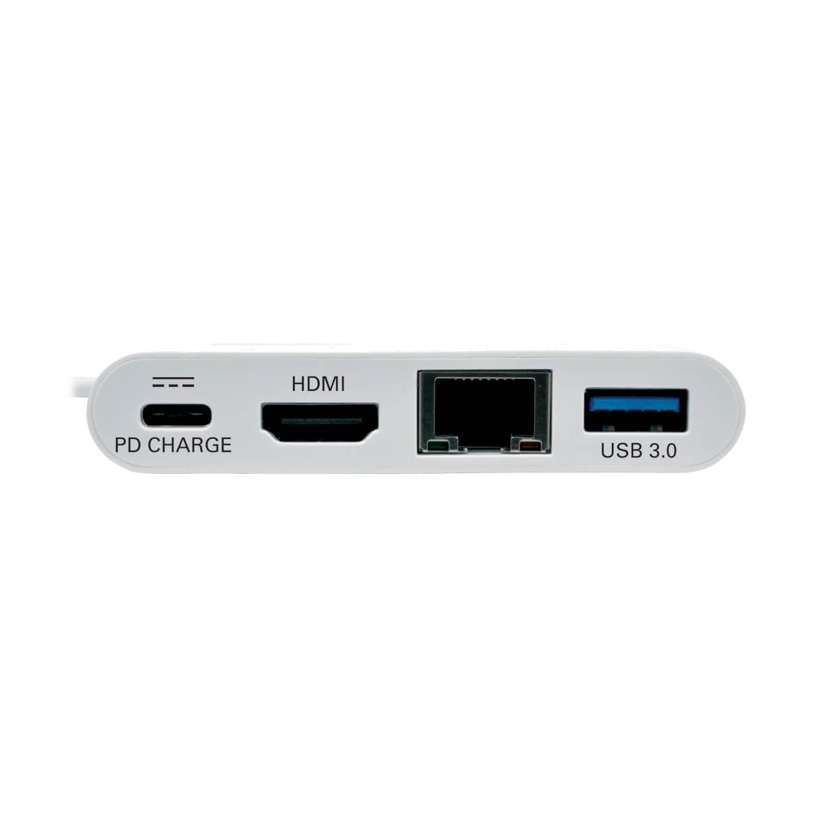 Tripp Lite U444-06N-HGU-C Multiport-Adapter – USB-C, HDMI, 1× USB-A, 60 W PD, GbE