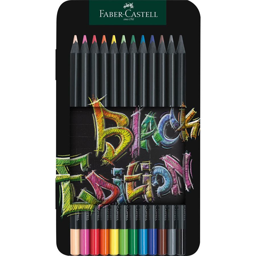 Faber-Castell Farbstifte Classic – 12 Farben, im Metalletui, Ø 3 mm, dreikantig, FSC