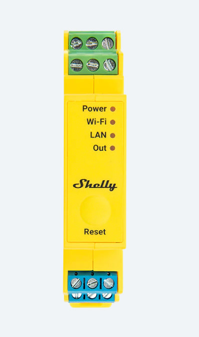 Shelly RGBWW RM – Zubehör – DIN-Schienen-LED-Controller – RGBWW, WLAN/Bluetooth – für Alexa, Google Assistant